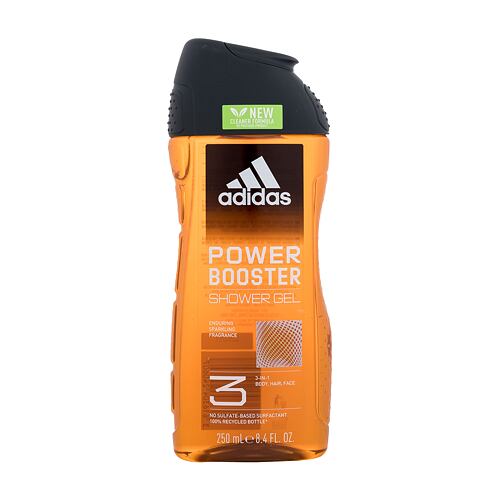 Sprchový gel Adidas Power Booster Shower Gel 3-In-1 New Cleaner Formula 250 ml
