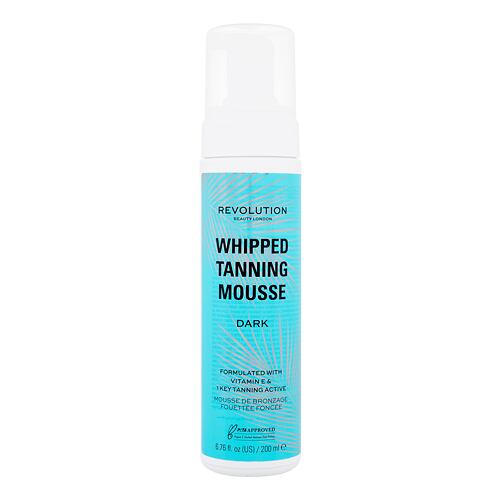 Samoopalovací přípravek Makeup Revolution London Whipped Tanning Mousse 200 ml Dark poškozený flakon