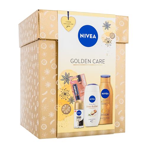Tělové mléko Nivea Golden Care 400 ml poškozená krabička Kazeta