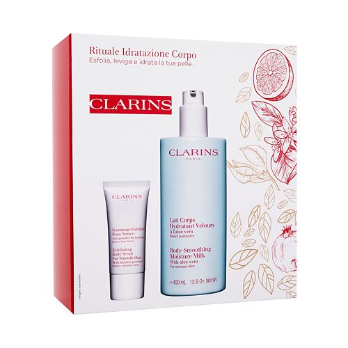Tělové mléko Clarins Body Care Body-Smoothing Moisture Milk 400 ml poškozená krabička Kazeta