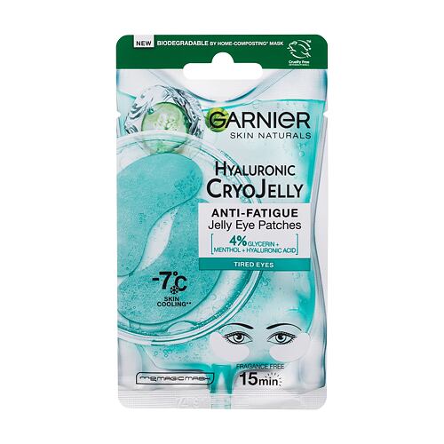 Maska na oči Garnier Skin Naturals Hyaluronic Cryo Jelly Eye Patches 1 ks