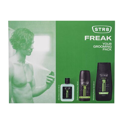 Voda po holení STR8 FREAK SET1 50 ml poškozená krabička Kazeta