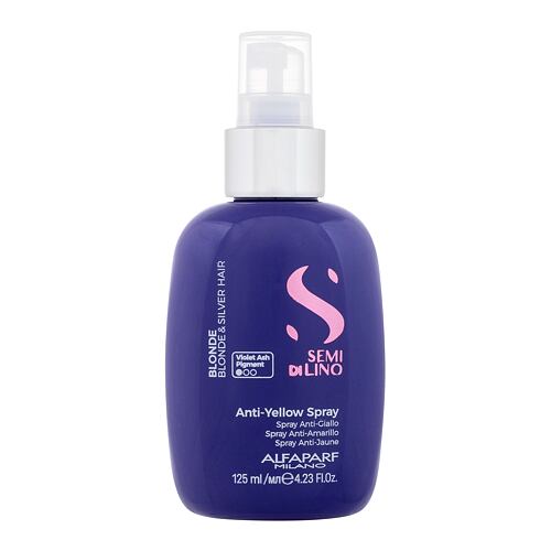 Bezoplachová péče ALFAPARF MILANO Semi Di Lino Anti-Yellow Spray 125 ml poškozená krabička