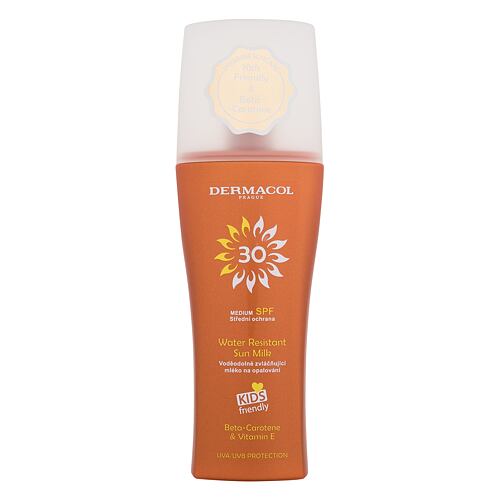 Opalovací přípravek na tělo Dermacol Sun Water Resistant Sun Milk SPF30 200 ml