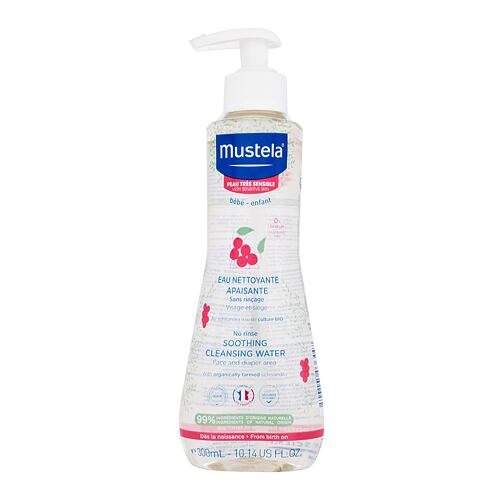 Čisticí voda Mustela Bébé Soothing Cleansing Water No-Rinse 300 ml