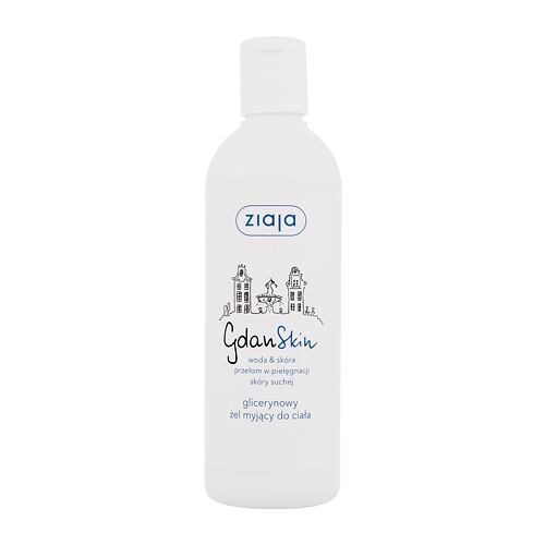 Sprchový gel Ziaja GdanSkin Glycerin Body Wash 300 ml poškozený flakon
