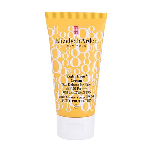 Opalovací přípravek na obličej Elizabeth Arden Eight Hour Cream Sun Defense SPF50 50 ml poškozená krabička