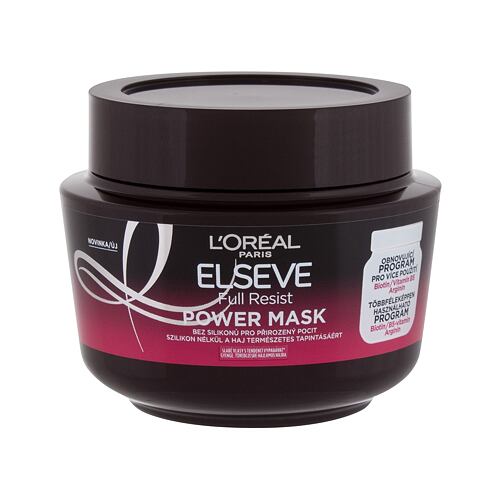 Maska na vlasy L'Oréal Paris Elseve Full Resist Power Mask 300 ml poškozený obal