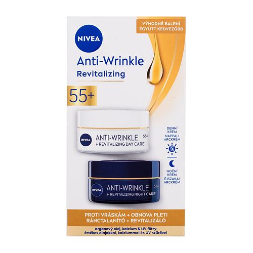 Denní pleťový krém Nivea Anti-Wrinkle Revitalizing 50 ml Kazeta