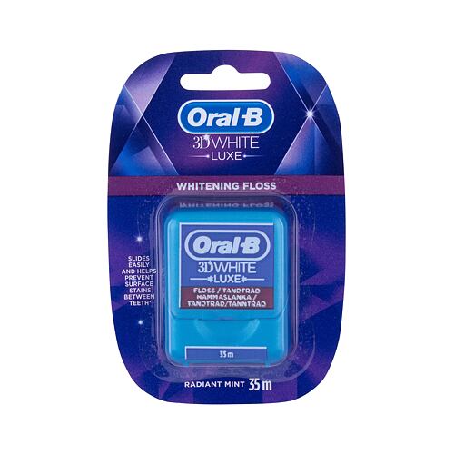 Zubní nit Oral-B 3D White Luxe 1 ks poškozený obal