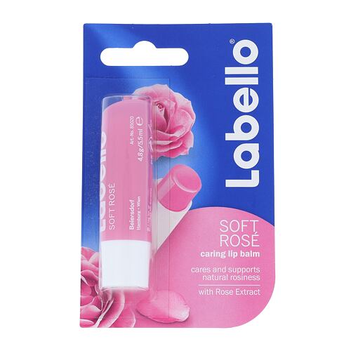 Balzám na rty Labello Soft Rosé 5,5 ml poškozený obal