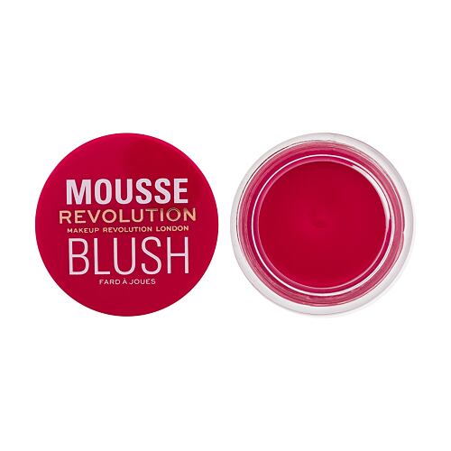 Tvářenka Makeup Revolution London Mousse Blush 6 g Juicy Fuchsia Pink