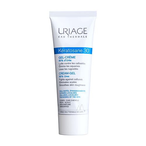 Tělový krém Uriage Kératosane 30 Cream-Gel 75 ml poškozená krabička