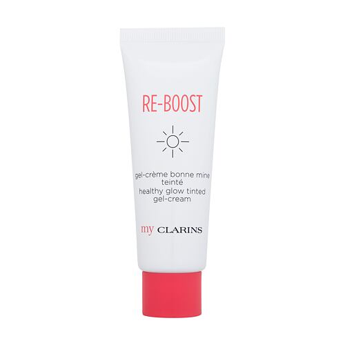 Denní pleťový krém Clarins Re-Boost Healthy Glow Tinted Gel-Cream 50 ml poškozená krabička