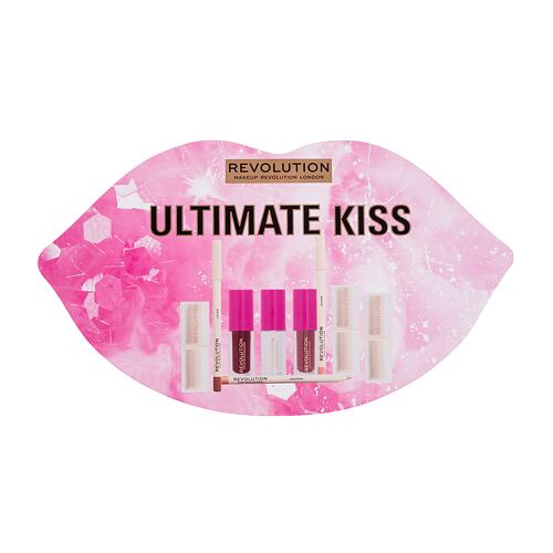 Rtěnka Makeup Revolution London Ultimate Kiss Gift Set 3,2 g Kazeta