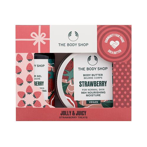 Sprchový gel The Body Shop Strawberry  Jolly & Juicy 60 ml Kazeta