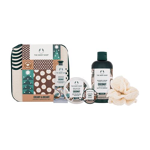 Sprchový krém The Body Shop Coconut  Creamy & Dreamy 250 ml Kazeta