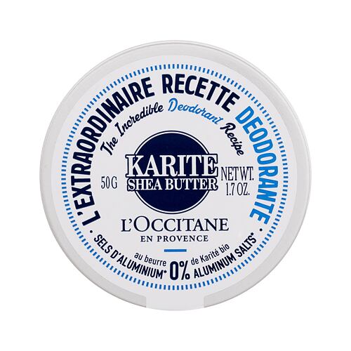 Deodorant L'Occitane Shea Butter The Incredible Deodorant Recipe 50 g