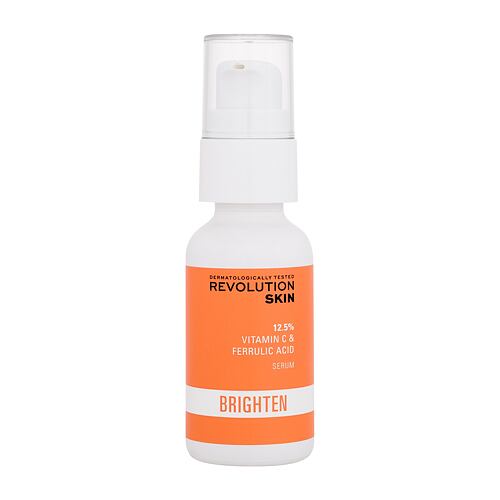Pleťové sérum Revolution Skincare Brighten 12,5% Vitamin C & Ferulic Acid Serum 30 ml poškozená krabička