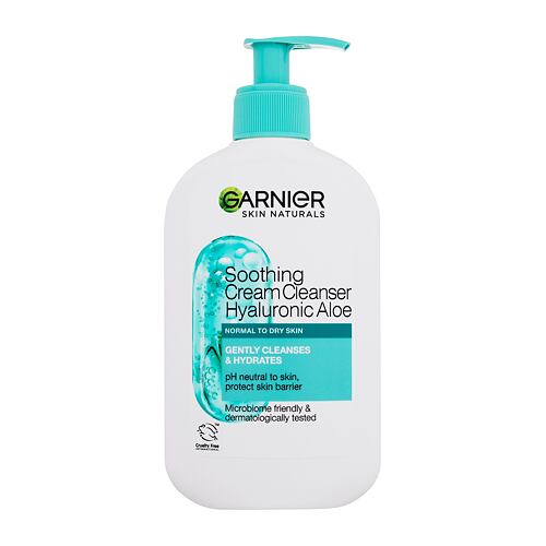 Čisticí krém Garnier Skin Naturals Hyaluronic Aloe Soothing Cream Cleanser 250 ml