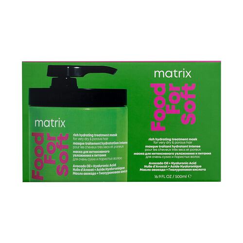 Maska na vlasy Matrix Food For Soft Rich Hydrating Treatment Mask 500 ml poškozená krabička
