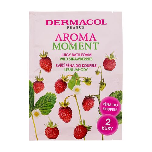 Pěna do koupele Dermacol Aroma Moment Wild Strawberries 2x15 ml
