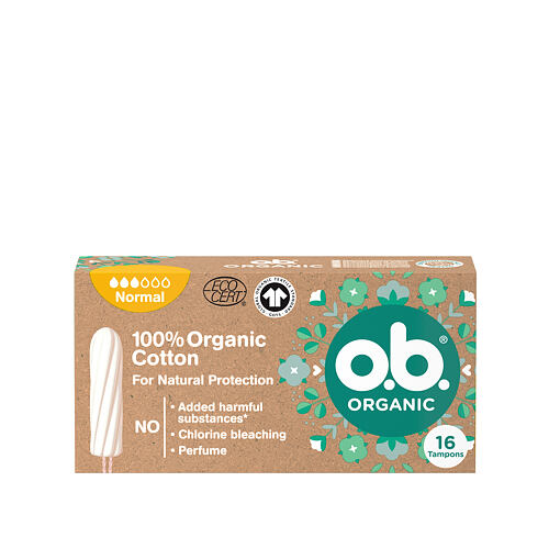 Tampon o.b. Organic Normal 16 ks