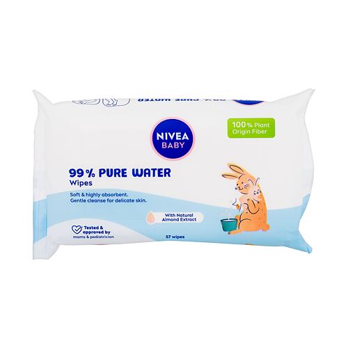 Čisticí ubrousky Nivea Baby 99% Pure Water Wipes 57 ks