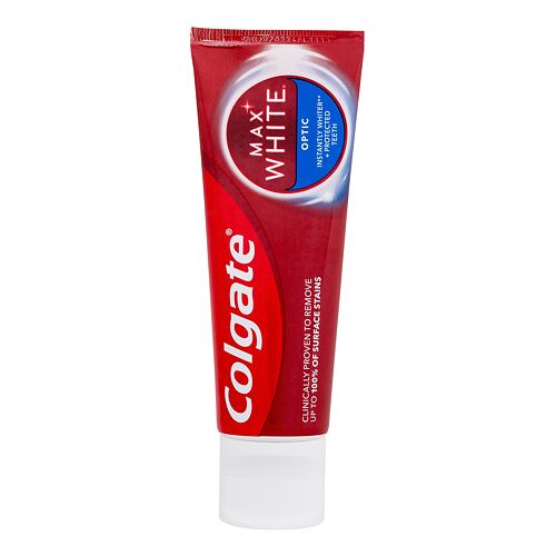 Zubní pasta Colgate Max White Optic 75 ml poškozená krabička