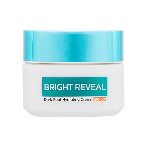 Denní pleťový krém L'Oréal Paris Bright Reveal Dark Spot Hydrating Cream SPF50 50 ml poškozená krabička