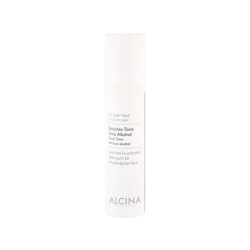 Pleťová voda a sprej ALCINA Facial Tonic Without Alcohol 200 ml poškozený flakon