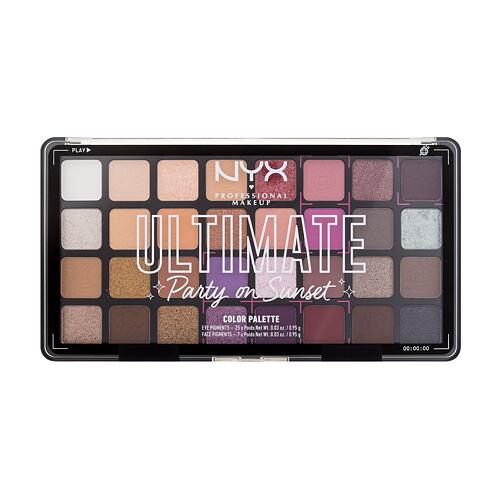 Oční stín NYX Professional Makeup Ultimate Color Palette 30,4 g 01 Party On Sunset