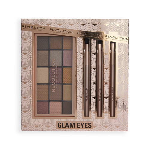 Oční stín Makeup Revolution London Glam Eyes 16,5 g Kazeta