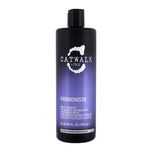 Šampon Tigi Catwalk Fashionista Violet 750 ml poškozený flakon