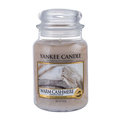 Vonná svíčka Yankee Candle Warm Cashmere 623 g vada zbarvení