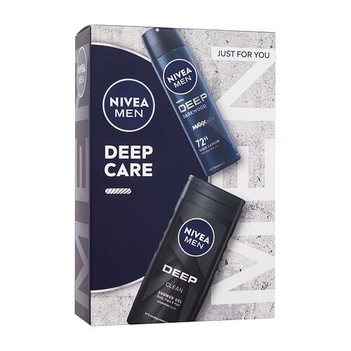 Antiperspirant Nivea Men Deep Care 150 ml poškozená krabička Kazeta
