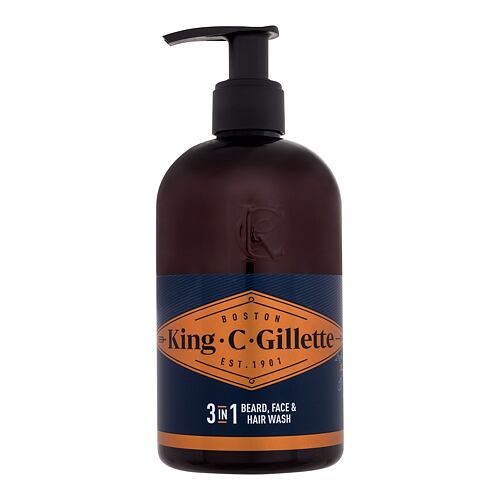 Šampon na vousy Gillette King C. Beard & Face Wash 350 ml