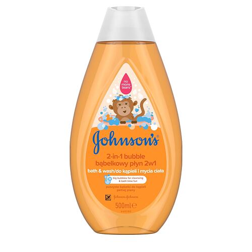 Pěna do koupele Johnson´s Kids 2-in-1 Bubble Bath & Wash 500 ml