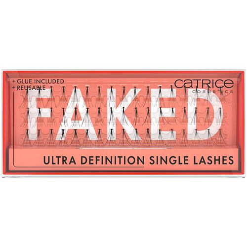 Umělé řasy Catrice Faked Ultra Definition Single Lashes 51 ks Black