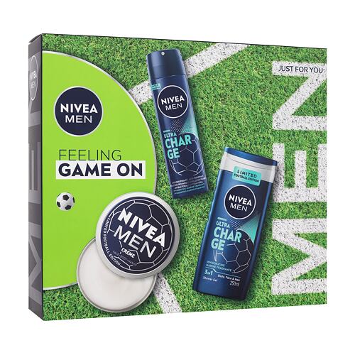 Denní pleťový krém Nivea Men Feeling Game On 250 ml poškozená krabička Kazeta