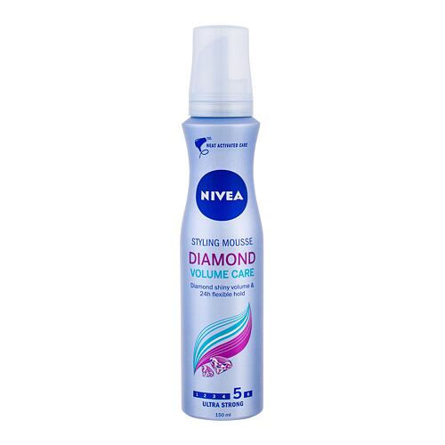 Tužidlo na vlasy Nivea Diamond Volume Care 150 ml poškozený flakon