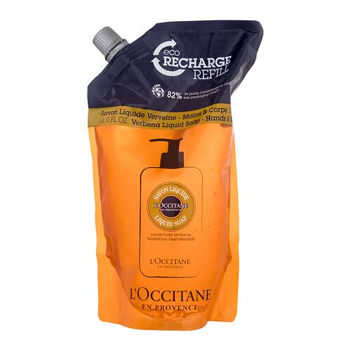 Tekuté mýdlo L'Occitane Verveine (Verbena) Liquid Soap Náplň 500 ml