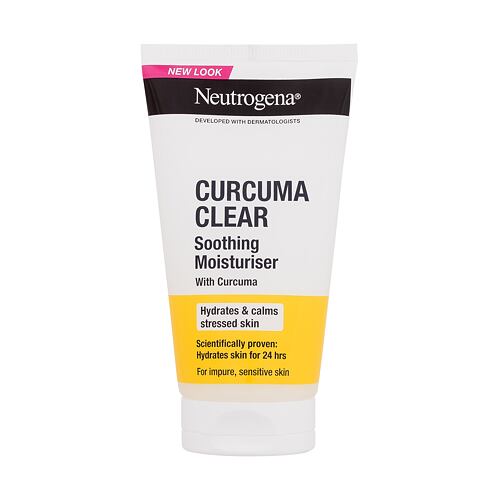 Denní pleťový krém Neutrogena Curcuma Clear Soothing Moisturiser 75 ml