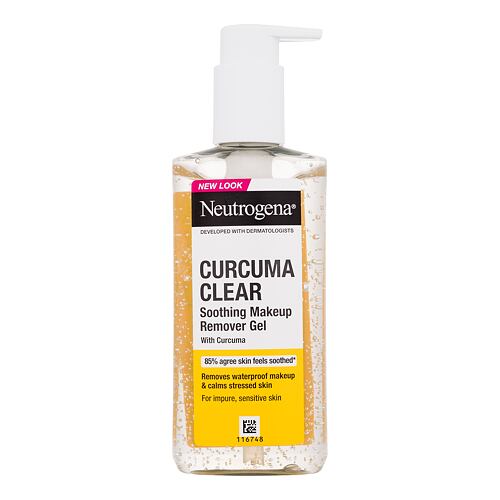 Odličovač tváře Neutrogena Curcuma Clear Soothing Makeup Remover Gel 200 ml