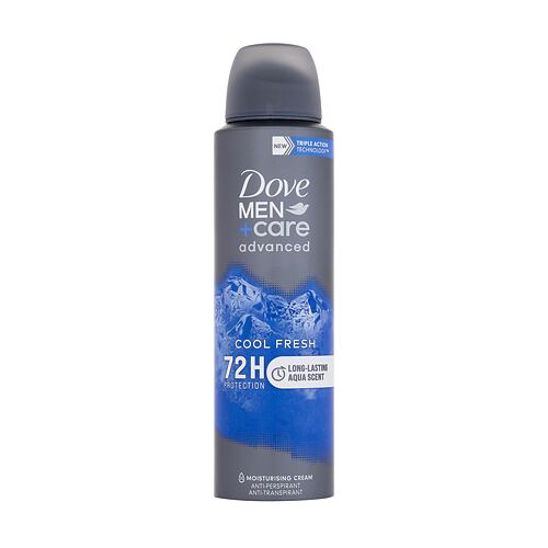 Antiperspirant Dove Men + Care Advanced Cool Fresh 72H 150 ml poškozený flakon