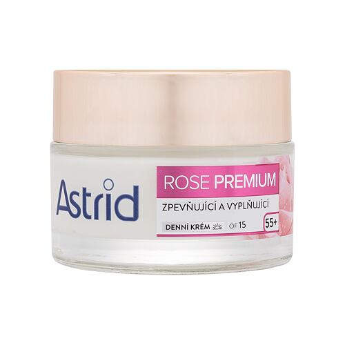 Denní pleťový krém Astrid Rose Premium Firming & Replumping Day Cream SPF15 50 ml poškozená krabička
