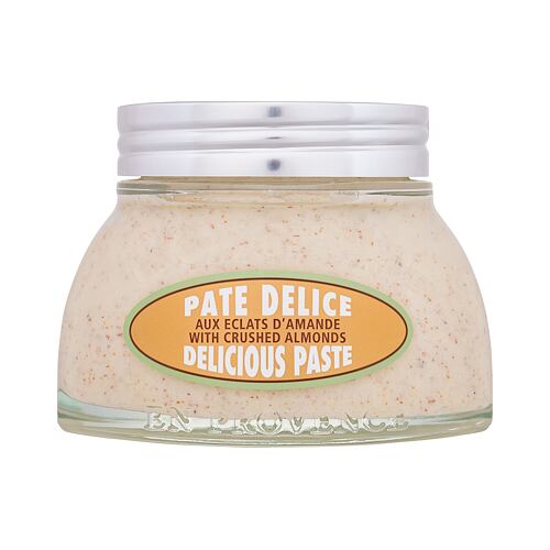 Tělový peeling L'Occitane Almond (Amande) Delicious Paste 200 ml poškozená krabička