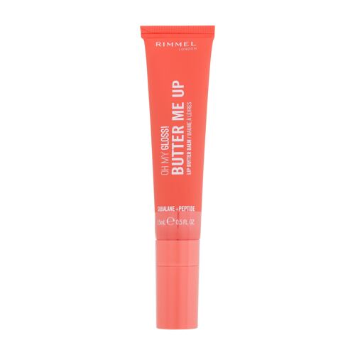 Balzám na rty Rimmel London Oh My Gloss! Butter Me Up 15 ml 005 Coral Breeze