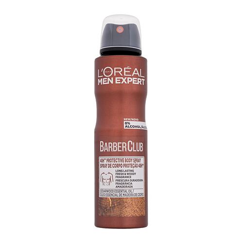 Deodorant L'Oréal Paris Men Expert Barber Club 48H Protective Deodorant 150 ml poškozený flakon