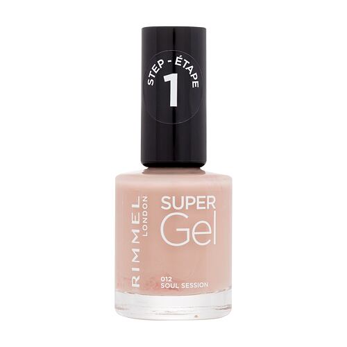 Lak na nehty Rimmel London Super Gel STEP1 12 ml 012 Soul Session